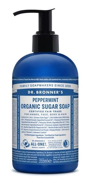 Peppermint Organic Sugar Soap 355 ml product image