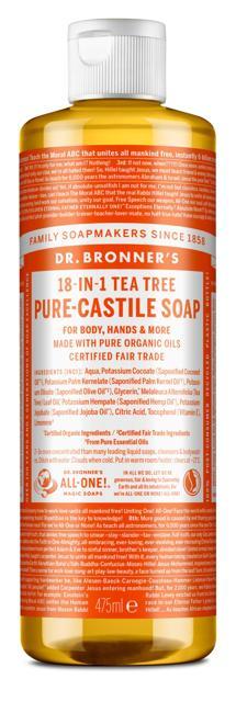 Dr. Bronner’s Tea Tree Liquid Soap 475 ml product image