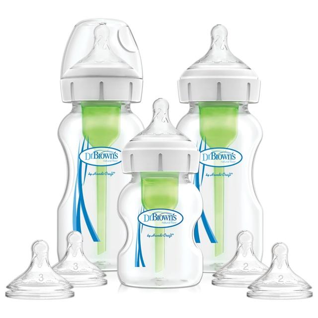 Dr Brown's Options+ Nappflaska Bred Hals Startset product image