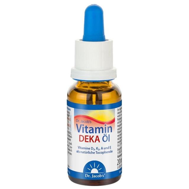 VITAMIN DEKA Öl D3+K2+A+E.Dr.Jacob's Tropf.z.Einn. product image
