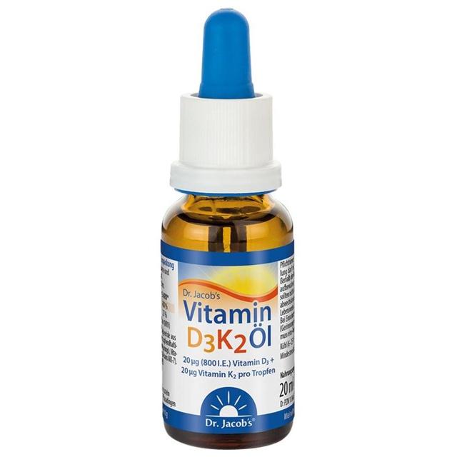 VITAMIN D3K2 Öl 800 I.E.+20 μg D3+K2 Dr.Jacob's product image