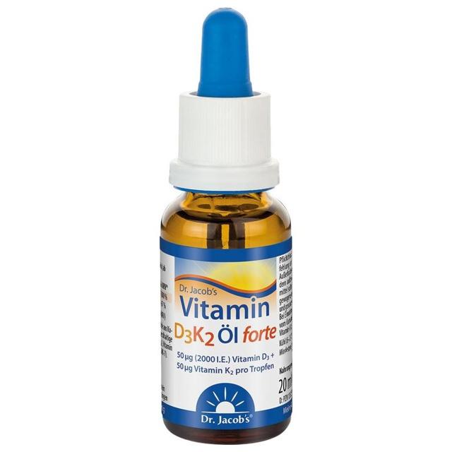 VITAMIN D3K2 Öl forte 2000 I.E. D3+K2 Dr.Jacob's product image