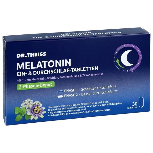 DR.THEISS Melatonin Ein- & Durchschlaf-Tabletten product image