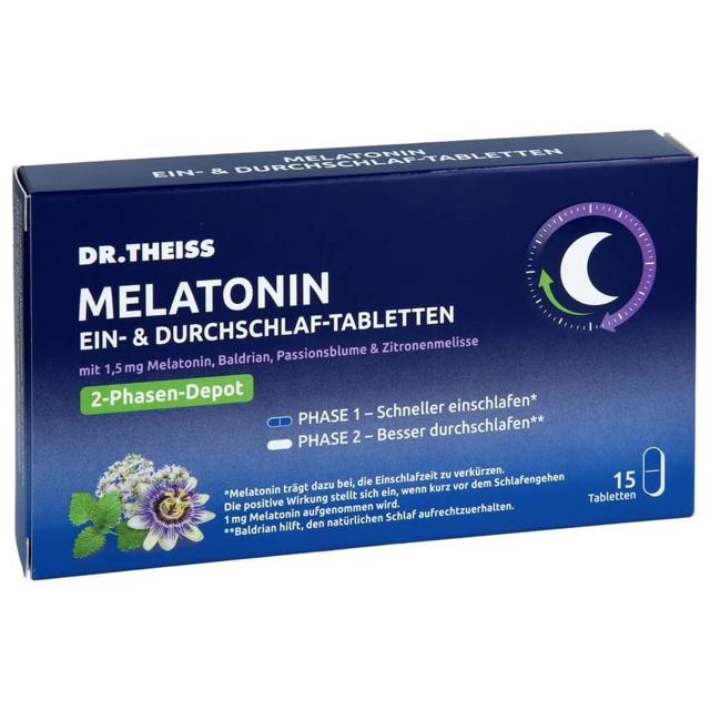 DR.THEISS Melatonin Ein- & Durchschlaf-Tabletten product image