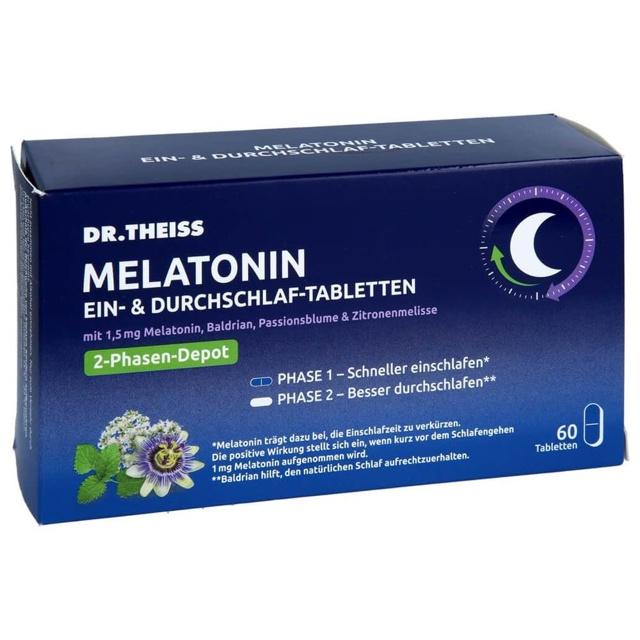 DR.THEISS Melatonin Ein- & Durchschlaf-Tabletten product image