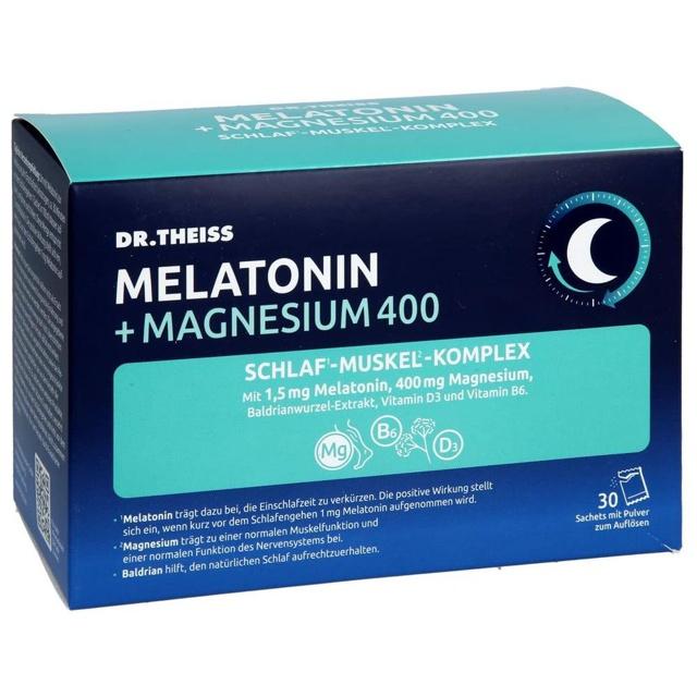 DR.THEISS Melatonin+Magn.400 Schlaf-Komplex Pulver product image