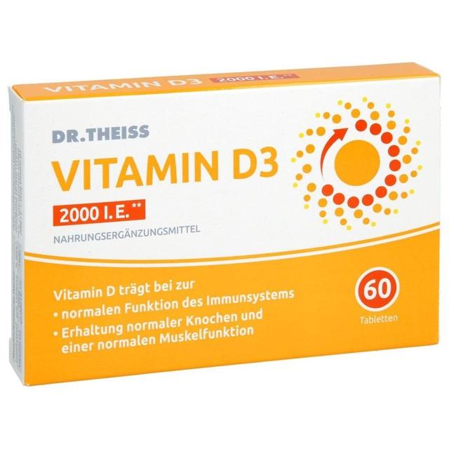 DR.THEISS Vitamin D3 Tabletten 2000 I.E. product image