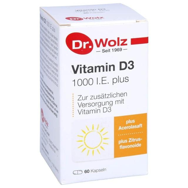VITAMIN D3 1000 I.E. plus Dr.Wolz Kapseln product image