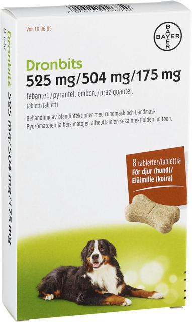 Dronbits tablett 525 mg/504 mg/175 mg 8 st product image