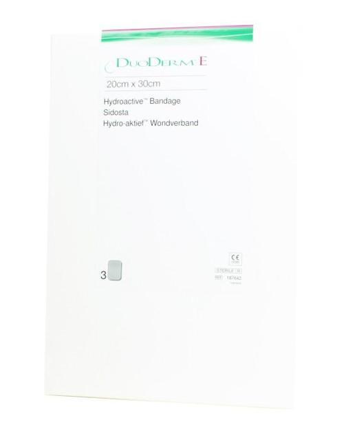 DuoDERM E platta, 20 x 30 cm 3 styck product image