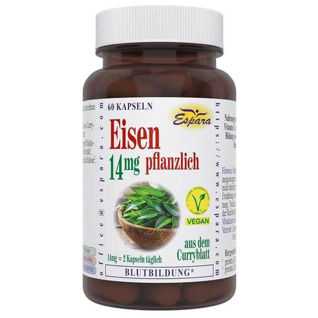 Eisen 14 mg pflanzlich Kapseln product image