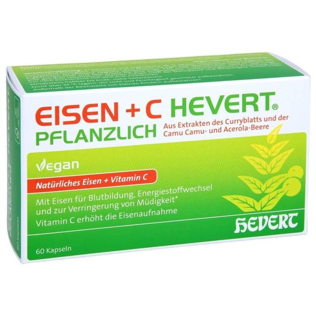 EISEN+C Hevert pflanzlich Kapseln product image