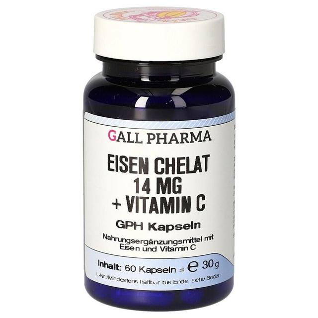 EISEN CHELAT 14 mg+Vitamin C GPH Kapseln product image