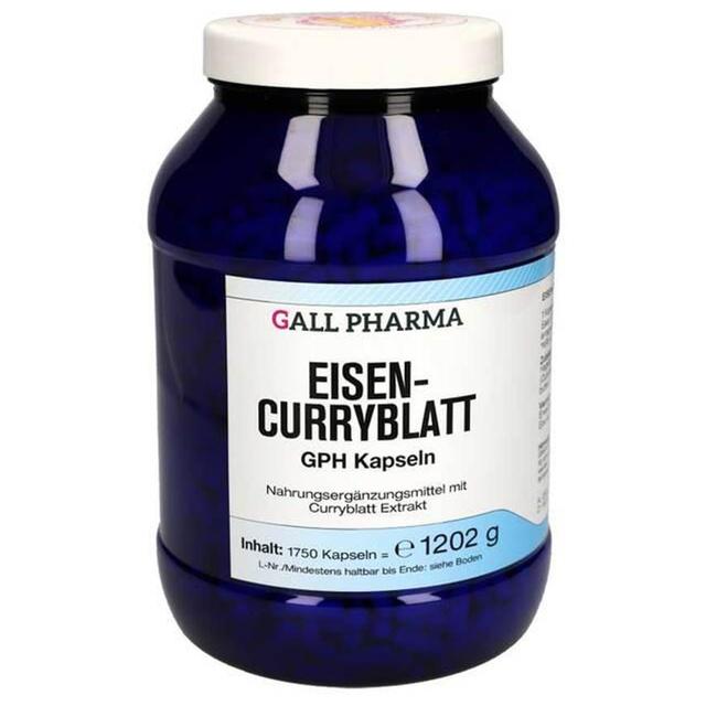 Eisen-Curryblatt GPH Kapseln, 1750 St Kapseln product image