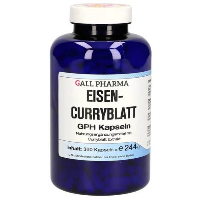 Eisen-Curryblatt GPH Kapseln, 360 St Kapseln product image
