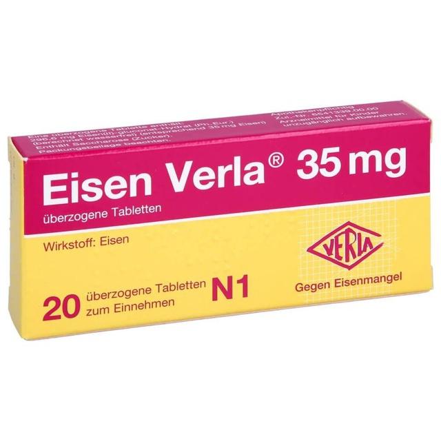 EISEN VERLA 35 mg überzogene Tabletten product image