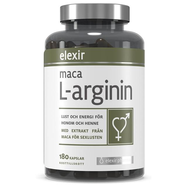 Elexir Maca L-arginin 180 kapslar product image