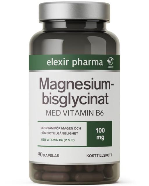 Elexir Pharma Magnesiumbisglycinat 90 kapslar product image