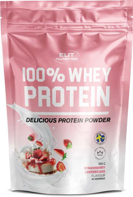 ELIT 100% Whey Strawberry Cheesecake 900 g product image