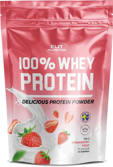 Elit Nutrition ELIT 100% Whey, 900 g, Strawberry Fruit product image