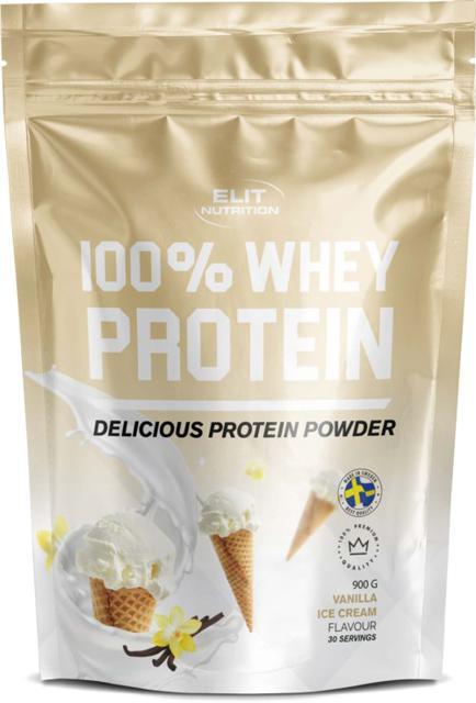 Elit Nutrition ELIT 100% Whey, 900 g, Vanilla Ice Cream product image