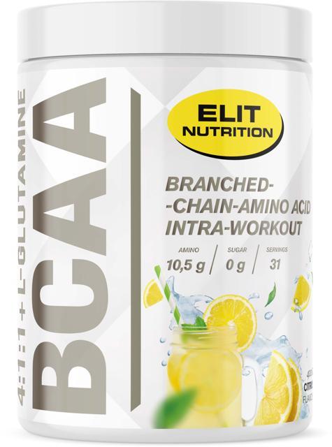 Elit Nutrition ELIT Bcaa 4:1:1 + L-glutamine Citrus 400g product image