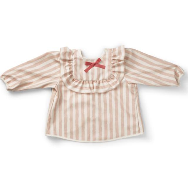 Elodie Longsleeved Baby Bib Candy Stripes product image