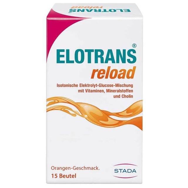Elotrans reload Elektrolytpulver mit Vitaminen, 15X7.57 g Beutel product image