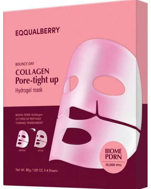 EQQUALBERRY Collagen Pore-Tight Up Hydrogel Mask 4 st product image