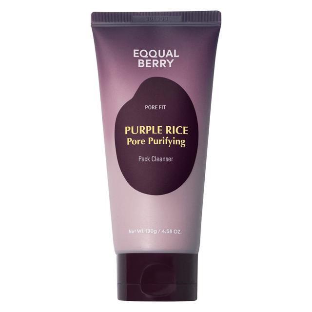 EQQUALBERRY Purple Rice Pore Purifying Pack Cleanser 130g product image