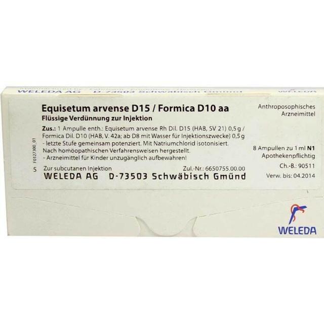 EQUISETUM ARVENSE D 15/Formica D 10 aa Ampullen product image
