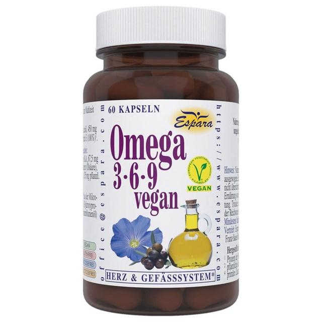 Espara Omega 3-6-9 vegan 60 St Kapseln product image