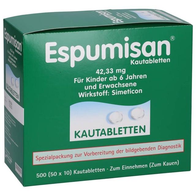 ESPUMISAN Kautabletten f.bildgebende Diagnostik product image