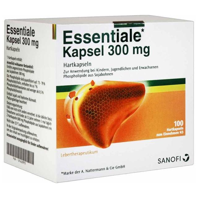 Essentiale Kapsel 300mg 100 St Hartkapseln product image