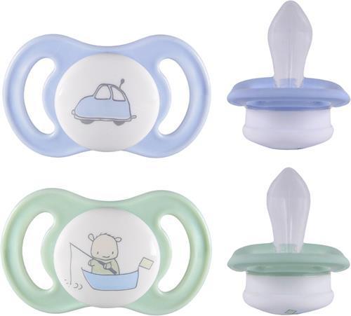Esska Happy Mini 0+m Silikon Blå 2-pack product image