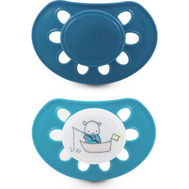 Esska Classic Silikon Napp 4+m BLÅ, 2 st product image