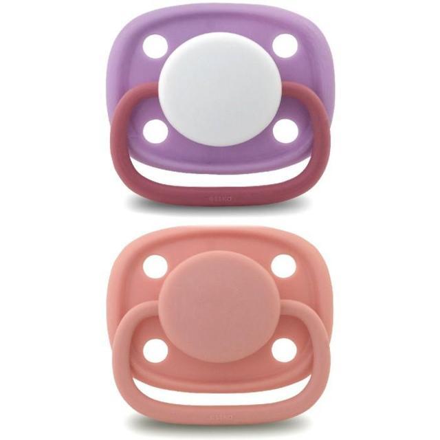 Esska Napp Knoppa Silikon 4-36 mån ROSA, 2 st product image