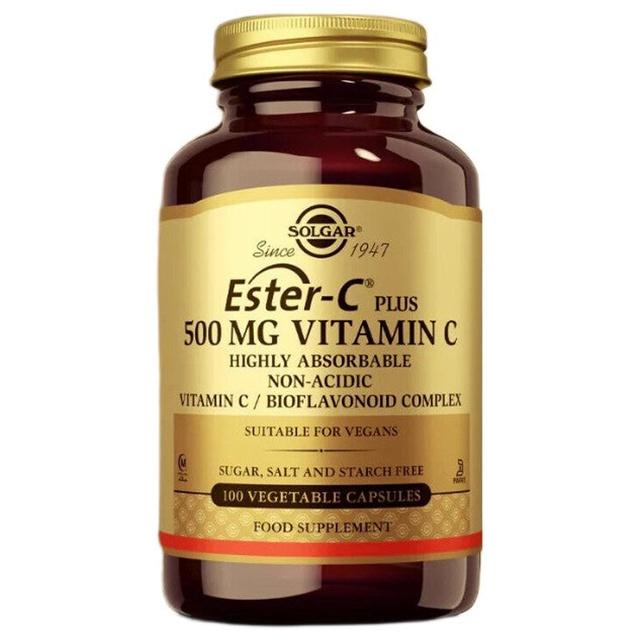 Ester-C plus 500 mg Vitamin C 100 pflanzliche Kapseln Solgar product image