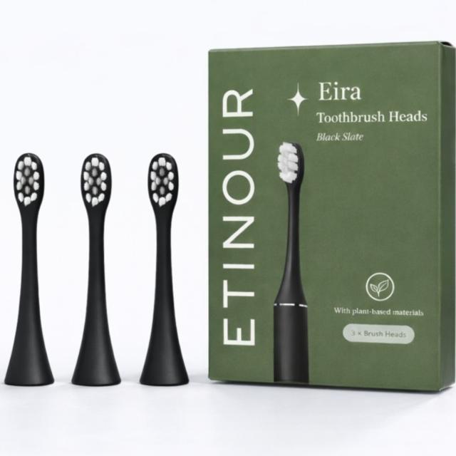 Etinour Eira Toothbrush Heads Black Slate 3 st product image