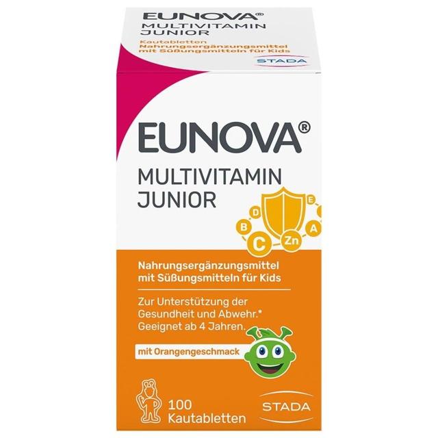 EUNOVA Junior Kautabletten m.Orangengeschmack product image
