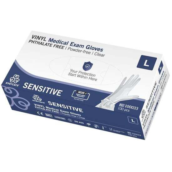 Evercare Vinylhandskar large 100 st product image