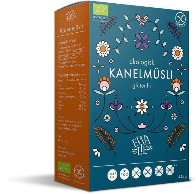 Glutenfri Müslimix Kanel EKO Müslimix, kanel Mix 445 gram product image