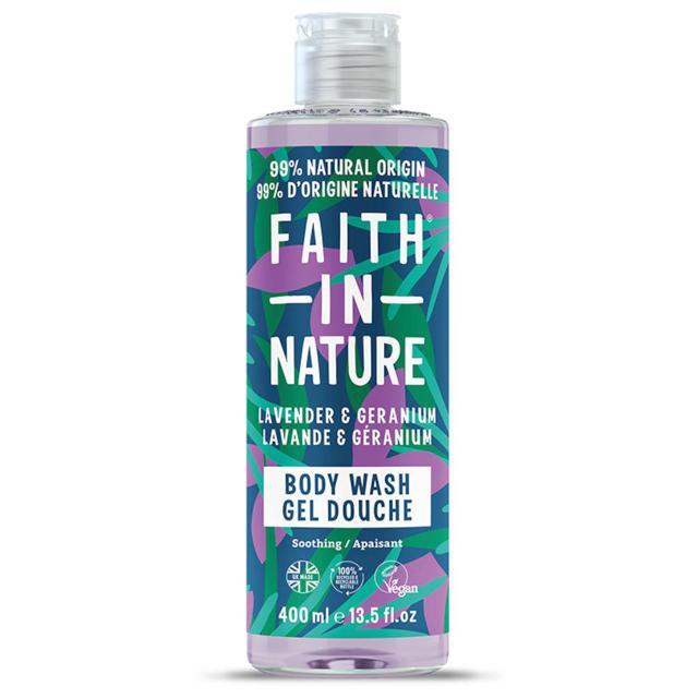 Faith in Nature Body Wash Lavender & Geranium 400 ml product image