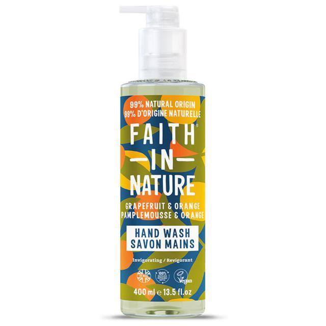 Faith in Nature Hand Wash Grapefruit & Orange 400 ml product image