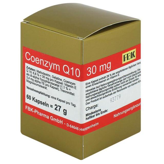 FBK Coenzym Q 10 10 mg 60 St Kapseln product image