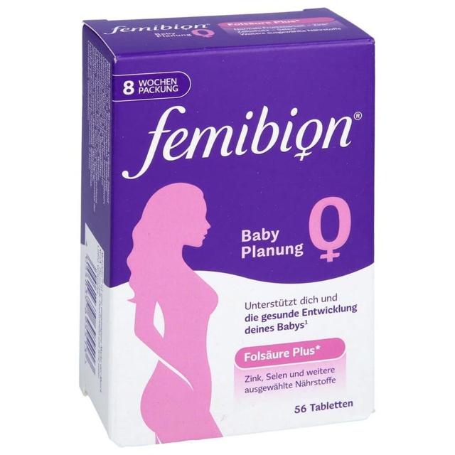 Femibion 0 Babyplanung Tabletten 8-Wochen-Packung, 56 St Tabletten product image