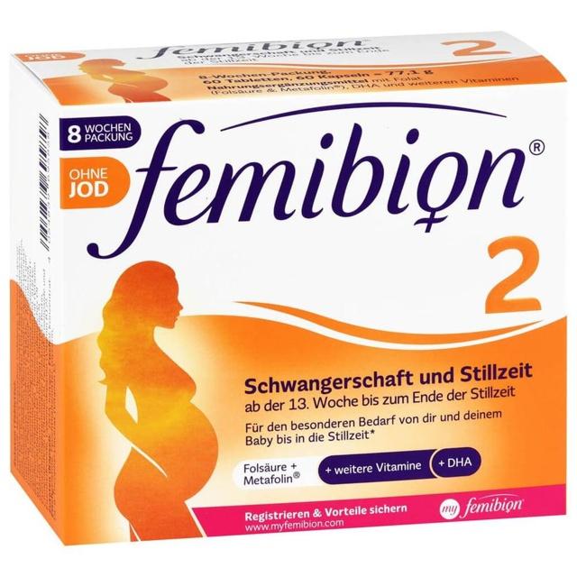 FEMIBION 2 Schwangerschaft+Stillzeit ohne Jod Kpg. product image