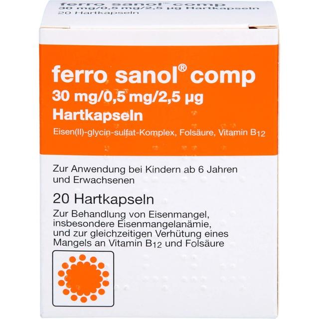 FERRO SANOL comp. Hartkaps.m.msr.überz.Pellets product image
