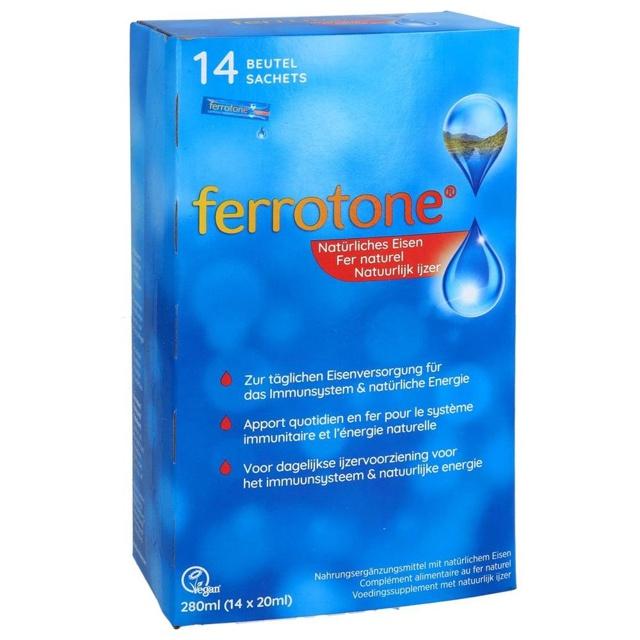 ferrotone - natürliches Eisen 14X20 ml Beutel product image