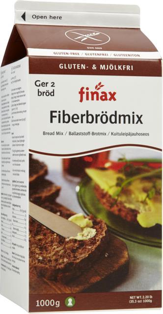 Finax Fiberbrödmix Glutenfri 1 kg product image